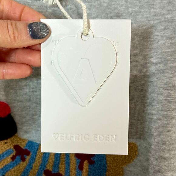 NWT Aelfric Eden Cartoon Dachshund Hoodie Sweatshirt Size S Dog - Picture 8 of 8